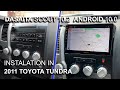 Dasaita Scout 10.2 inch Android 10.0 Car Stereo installation in 2011 Toyota Tundra