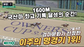 경마대회 우승에 기록까지..'라온파이터' 1600M 국산마 최고 기록 달성