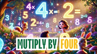 Multiply by Four: Magical Math Song for Kids