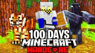 100 Days in the AMAZON RAINFOREST in Hardcore Minecraft..