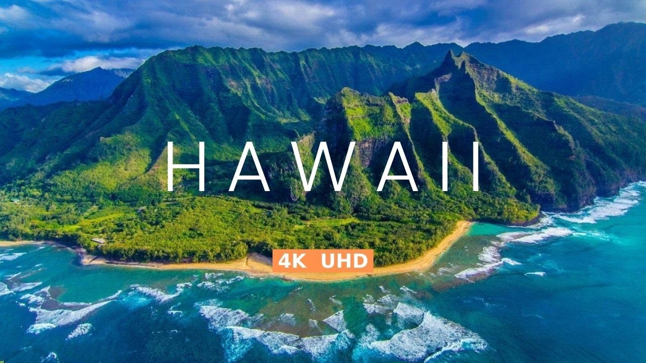 Hawaii 4K -Beautiful Hawaii Nature -Relaxation Film With Calming Music ...