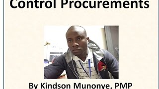 42 Project Procurement Management - Control Procurements