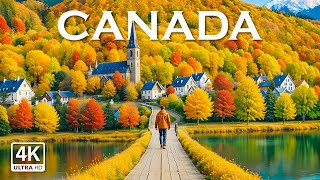 Autumn Canada 4K Ultra HD • Stunning Footage Canada, Scenic Relaxation Film with Calming Music.