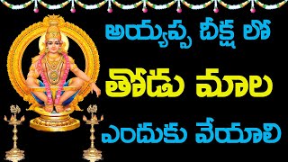 అయ్యప్ప దీక్ష లో తోడుమాల ఎందుకు వేయాలి? - Why should we wear Thodu mala in Deeksha