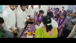 TABS DISTRIBUTION LAUNCHING PROGRAMME - IN OUR SCHOOL ( ZPHS T. NARASAPURAM)