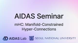 Manifold-Constrained Hyper-Connections