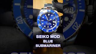 SEIKO MOD BLUE SABMARINER　#腕時計 #watch #seiko #seikomod #seikomods #rolex