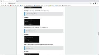 Write SQL query using numeric functions