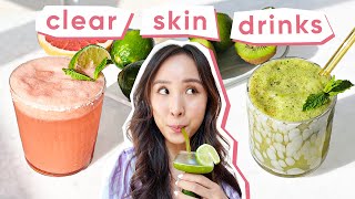 5 Refreshing Drink Recipes for Healthy SKIN \u0026 BODY 🥝 🍓🍋=🍹