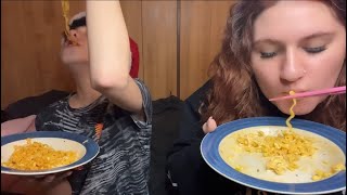 Samyang Carbonara Mukbang Ft. My Step Son