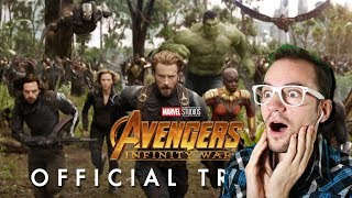 Marvel Studios' Avengers: Infinity War Official Trailer | REACTION