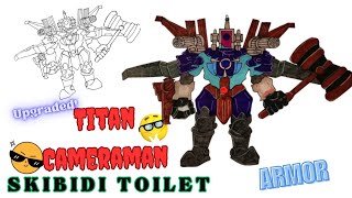 How to Draw Upgraded Titan Cameraman | Drawing Skibidi Toilet  73 Part 2 |   Step By Step Drawing 😍