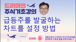 급등주를 발굴하는 차트를 설정하는 방법