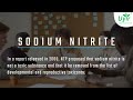 is sodium nitrite harmful to health