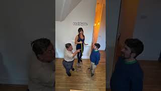 My dad waffling at the end 😭 #youtubeshorts #funny #comedy