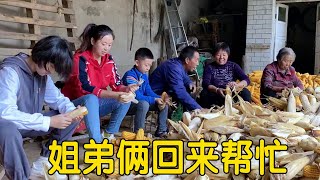 小丽带孩子们冒雨回家，到超市买4斤羊肉，给奶奶好好补补身体【姑嫂一家亲】