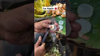 Kolkata Famous’s Ice Apple 🍎😱|| #iceapple #apple #shortsfeed #streetfood #viral #youtube #shorts