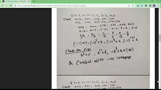 2.2 Number System – Integers, Number Lines