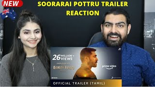 Soorarai Pottru - Official Trailer Reaction by an Australian Couple | Suriya, Aparna |