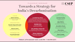 Flagship Seminar: Towards a Strategy for India’s Decarbonisation