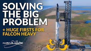 Solving the Biggest Starship Problem, Amazing Falcon Heavy Viasat 3 Launch & More