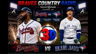 Atlanta Braves vs Bluejays MLB 3D LIVE Stream | Classic Call Radio Baseball Play-by-Play Watch Party