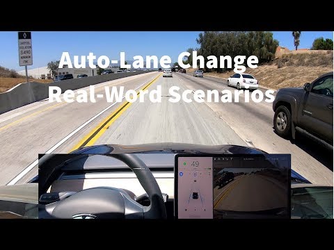 Tesla Auto-Lane Change in Real-World Driving Scenarios Tesla Auto-Lane Change in Real-World Driving Scenarios