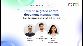 Enterprise grade control document management for businesses of all sizes