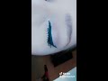 blue eye up close satisfying tictok