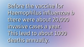 Haemophilus Influenzae B