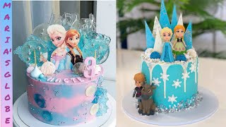 compilation of frozen theme cake I Cake design I theme cake for girls I HBD I birthday Cake
