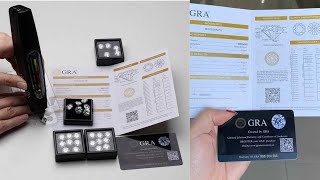 1Carat Moissanite/ Loose Moissanite/ GRA Moissanite, Full Details of Moissanite with GRA Certificate