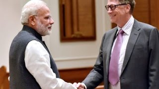 Microsoft chairman Bill Gates meets Prime Minister Narendra Modi