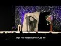 Erik Black Painting - Marilyn - Glitter Painting - Speed Painting