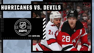 Carolina Hurricanes at New Jersey Devils | Full Game Highlights