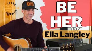 2 Easy Chords! Be Her - Ella Langley | Guitar Tutorial