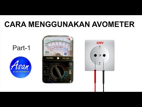 Belajar Cara Menggunakan Avometer, Multitester Part-1, Mengukur ...