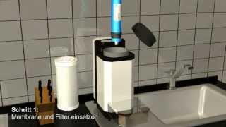 Installation Aquaflow Directflow Umkehrosmose Wasserfilter von maxfeel