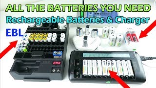 All The Batteries You Need - EBL Rechargeable Batteries \u0026 Chargers