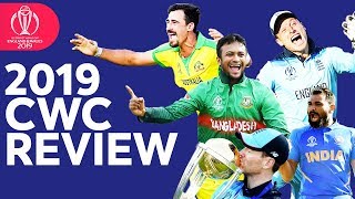 Review of 2019 Cricket World Cup | Top Moments, Catches, Shots & Bowling! | ICC