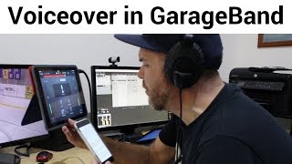 Voiceover Recording in GarageBand iOS - Using the Internal Mic (+ Music and iMovie Editing)
