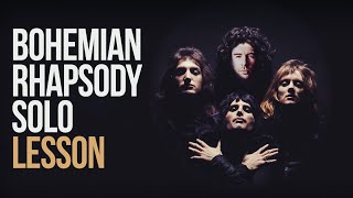 How to play the Bohemian Rhapsody Guitar Solo