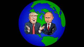 Two great world leaders❗ , Russian president Vladimir Putin and Donald Trump of the United States,