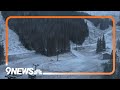 First big snow of the season in Colorado's mountains