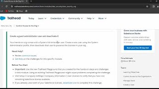 Create a guest administrator user and deactivate it