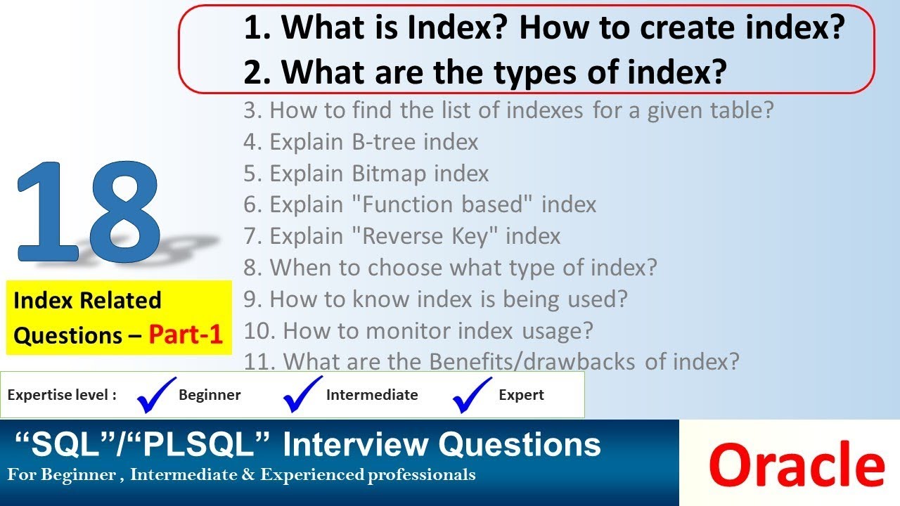 Oracle Interview Question Oracle Index Related Questions Quadexcel Oracle Interview Question Oracle Index Related Questions Quadexcel