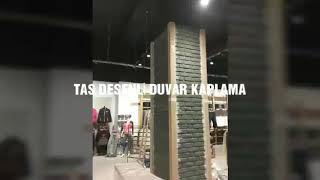 TAS DESENLI DUVAR KAPLAMA(LİDERİNSAATDEKORASYON)