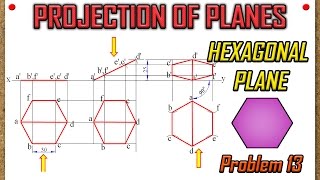 PROJECTION OF PLANES_Lecture 13_Hexagonal Plane 2