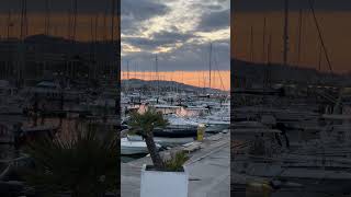 GiULiANOVA MARINA Italy 🇮🇹 VIEWS ☀️ (SMALL TOWN) ⛵ASMR SUNSET BOATS #abruzzo #adriatico