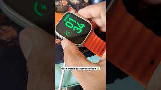 Apple Ultra Watch Battery Interface | Battery life X8 ultra #shorts #subscribe